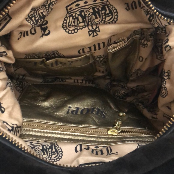 JUICY COUTURE black velvet purse - Picture 3 of 3